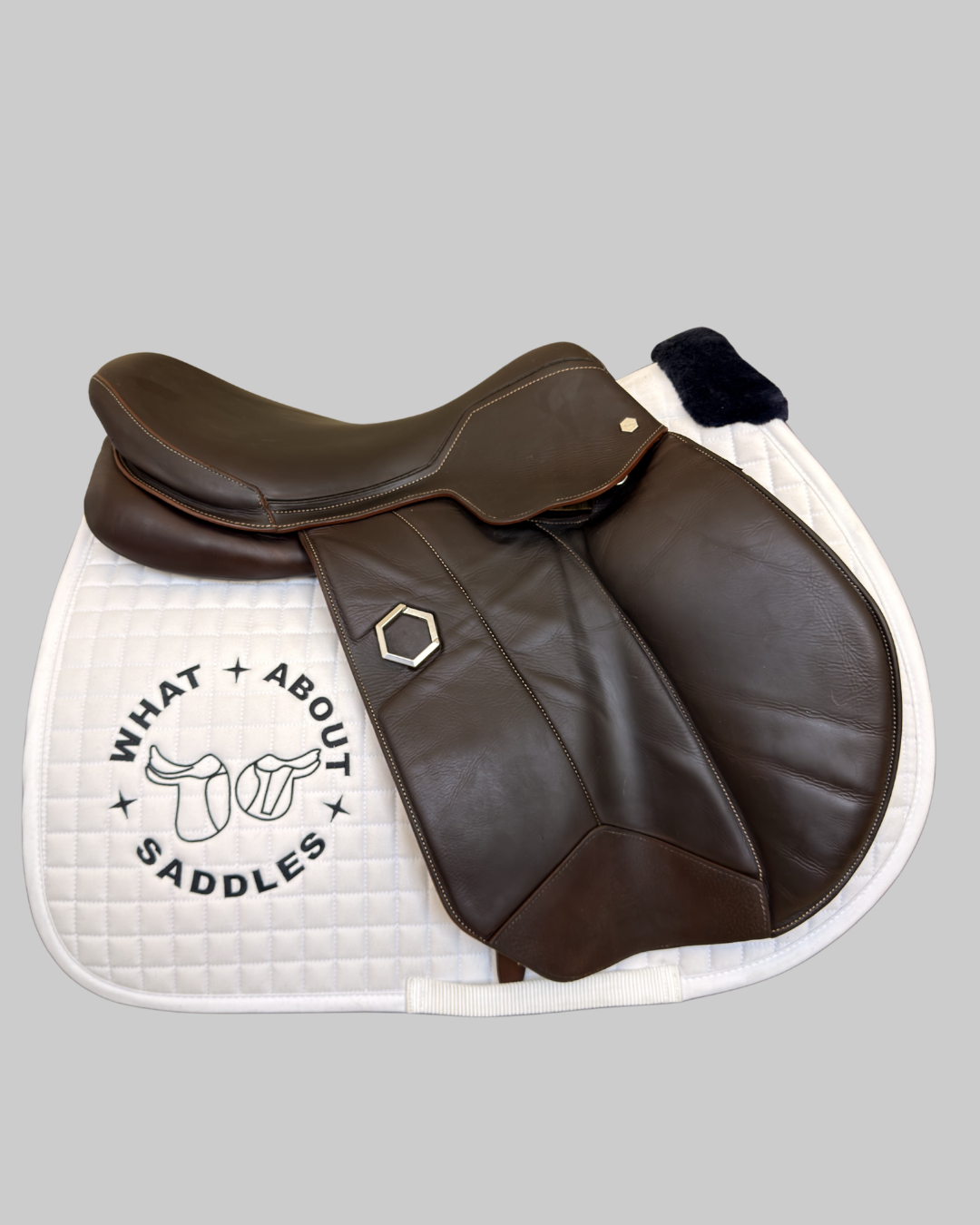 Flex-On Jumping Saddle — 17.5" — Dark Brown (2021)
