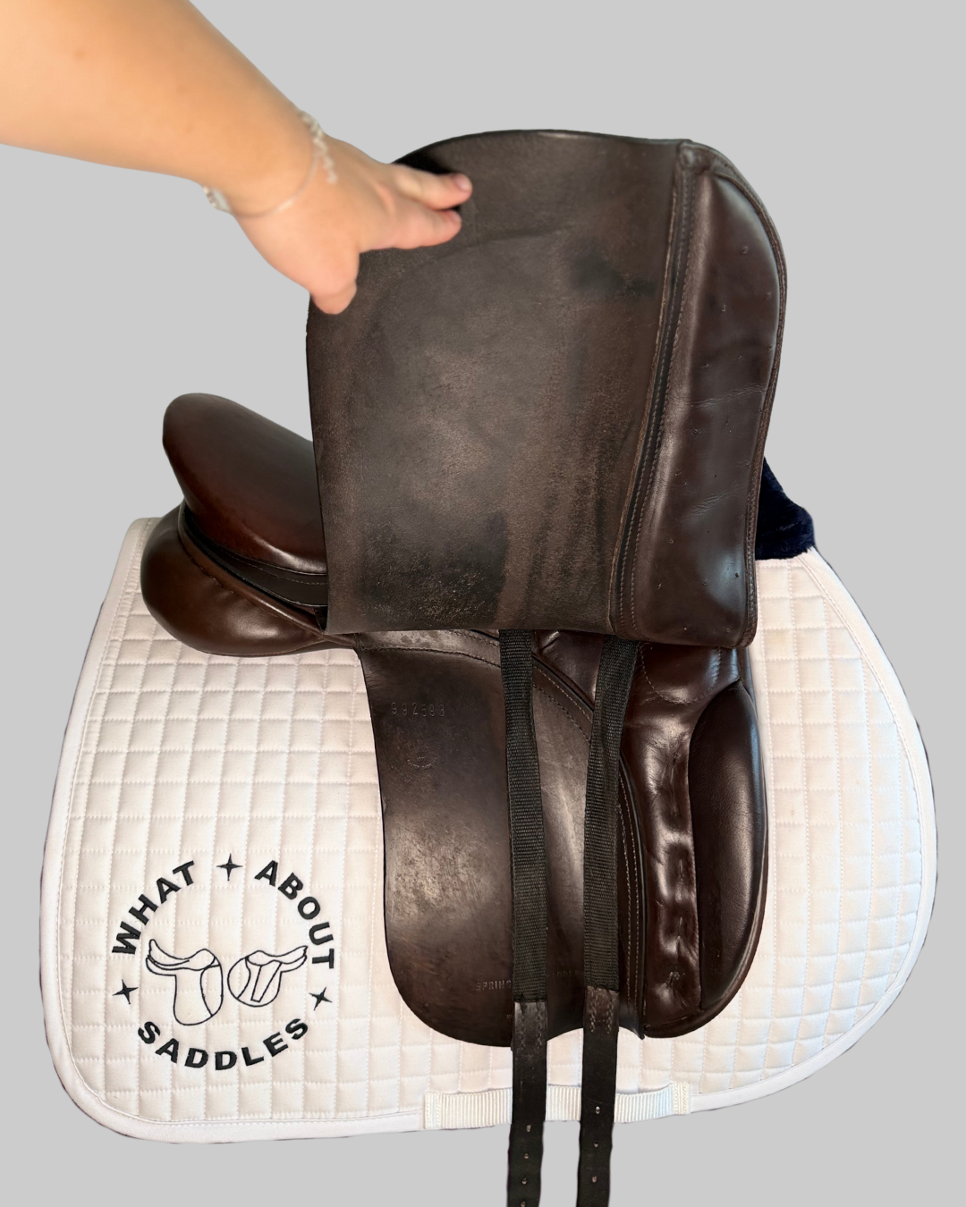 Hastilow Dressage Saddle — 17.5" — Brown — Spring Tree