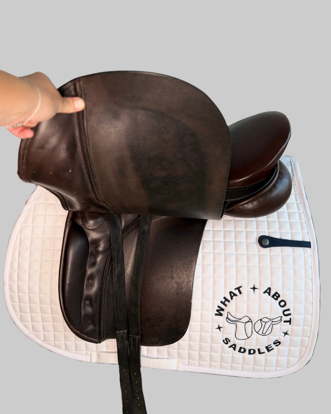 Hastilow Dressage Saddle — 17.5" — Brown — Spring Tree